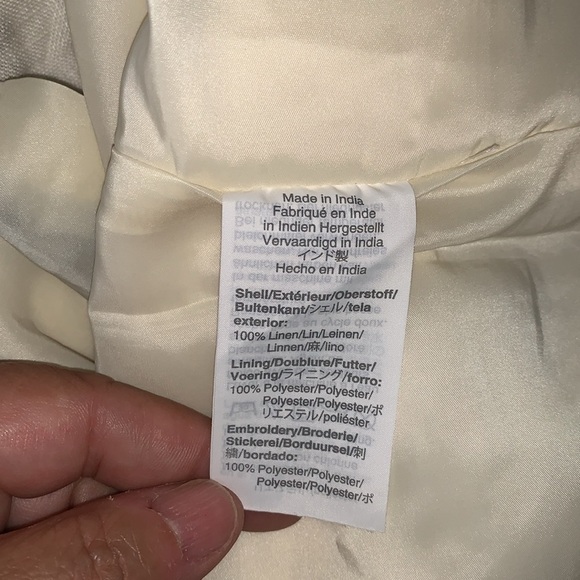 BNWT J. Crew Embroidered-Trim Short in Beauchamps Embroidered Linen - Picture 8 of 8